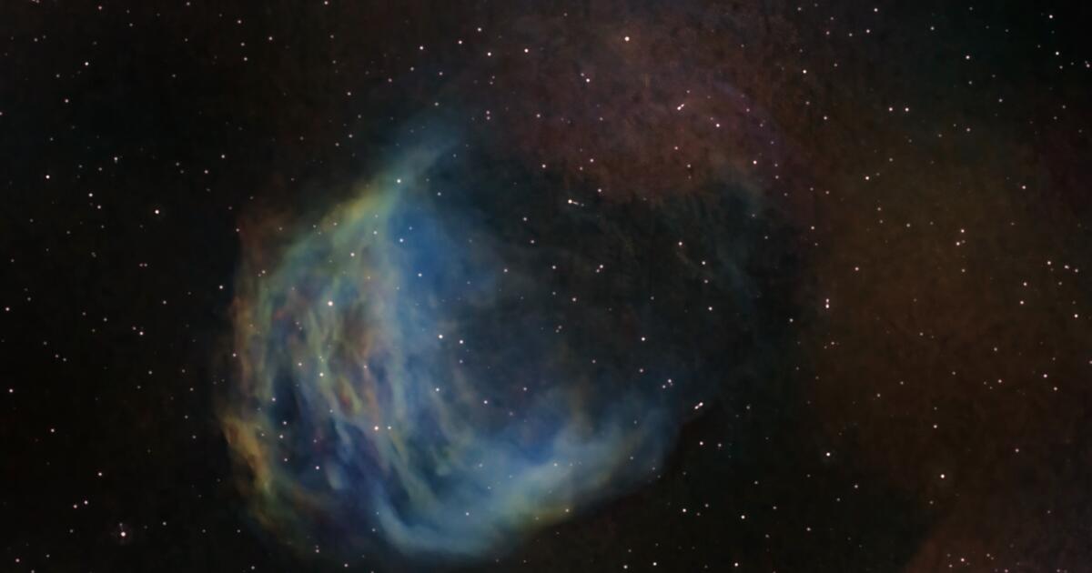 Medusa Nebula in SHO | Telescope Live